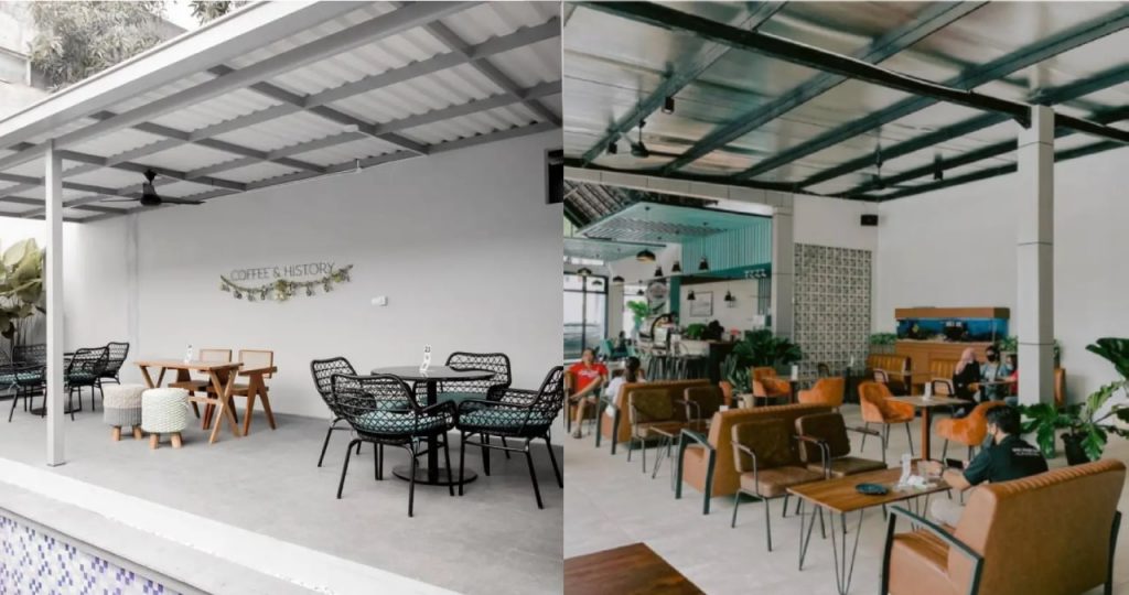 Area Indoor dan Outdoor Stasiun Kopi Solo Balapan