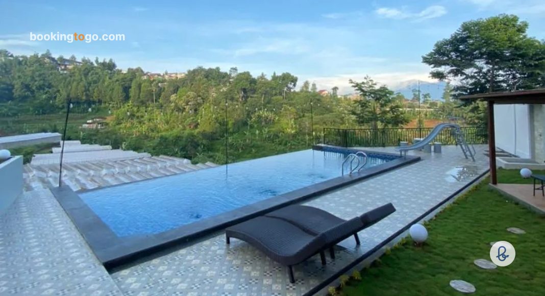 Infinity Pool Villa Kuta Lisa Puncak Bogor