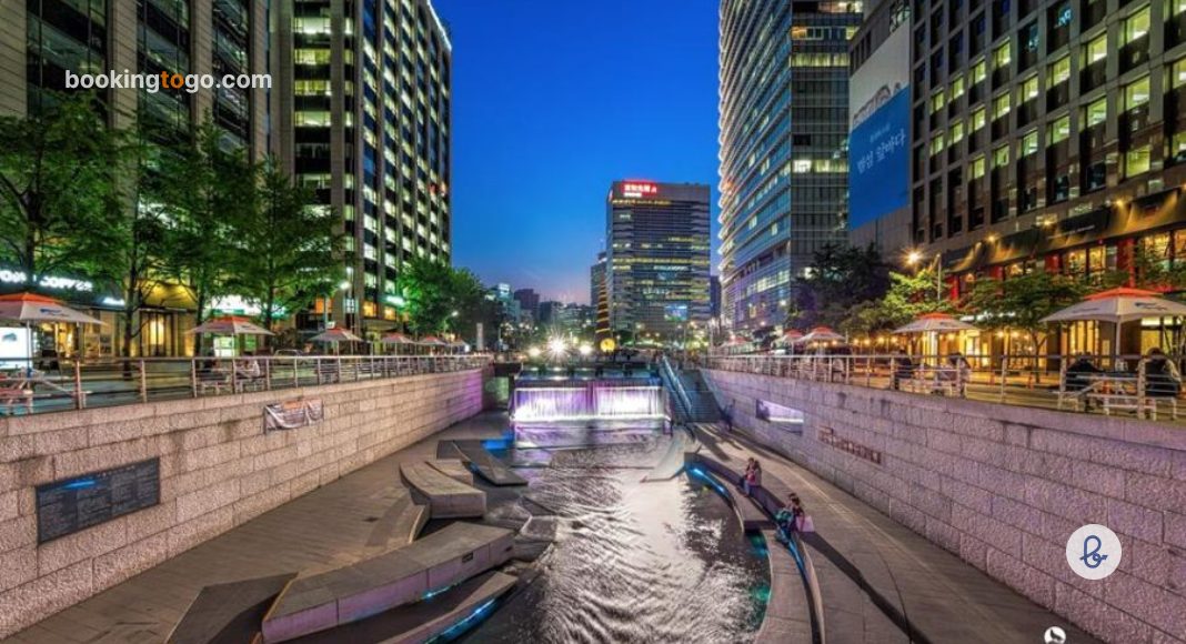 Cheonggyecheon Stream Seoul South Korea
