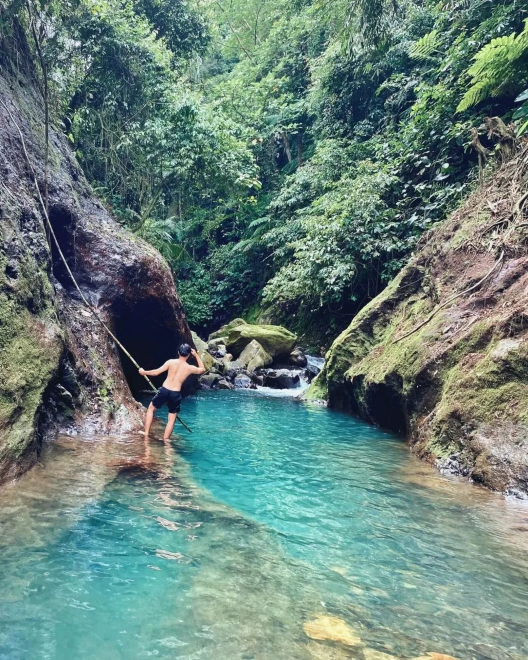 Telaga Biru Cawene Leuwi Orok Wisata Baru Di Bogor Yang Seru