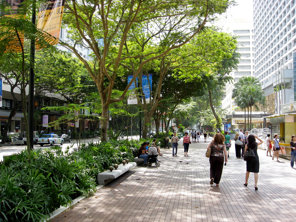 Orchard Road rute ke National Stadium Singapore